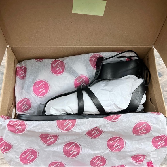 NIB Matisse Sunnie Gladiator Leather Sandal Black - Picture 16 of 16